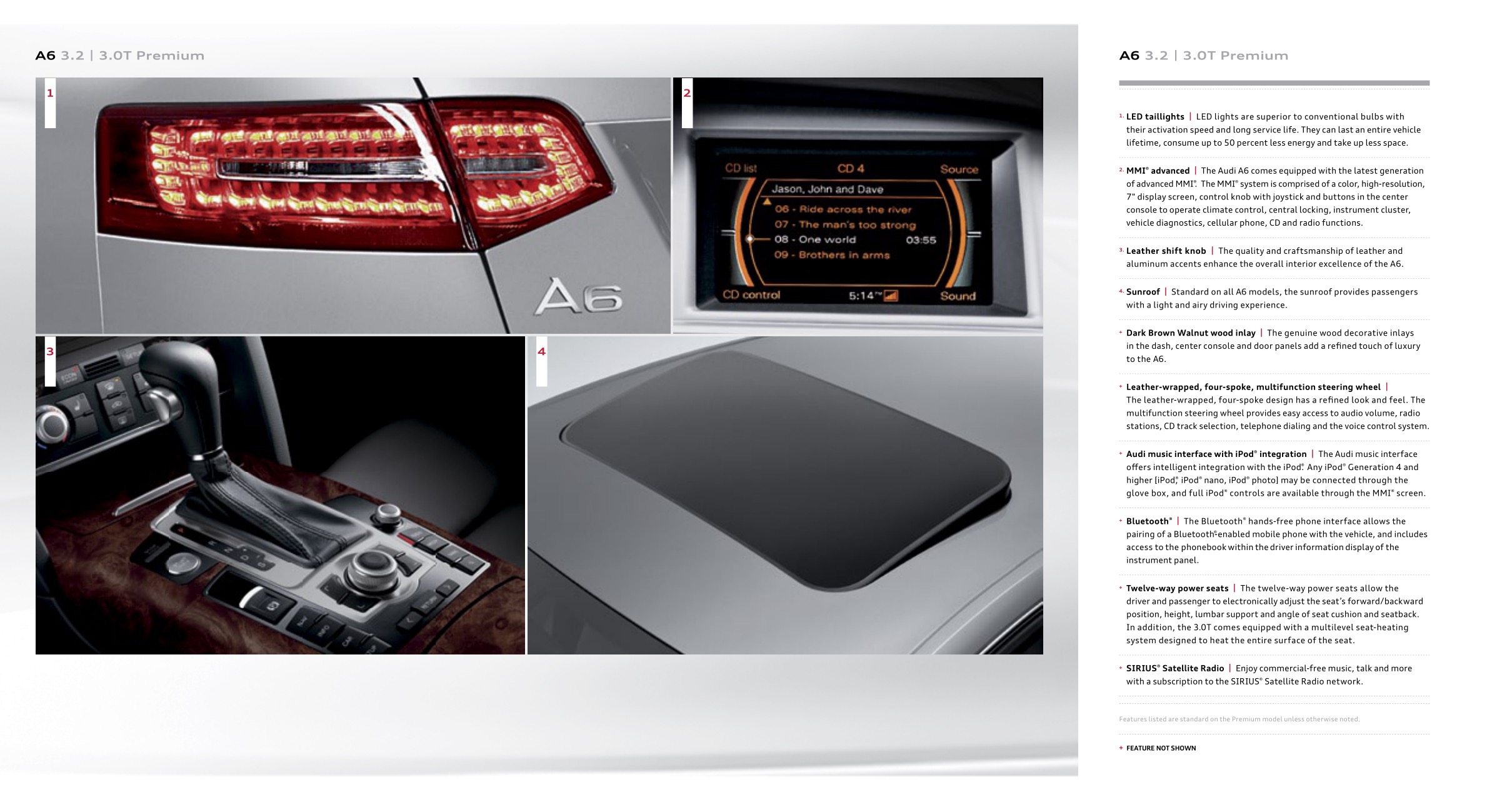2010 Audi A6 Brochure Page 2